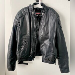 Vintage Brooks cropped leather jacket